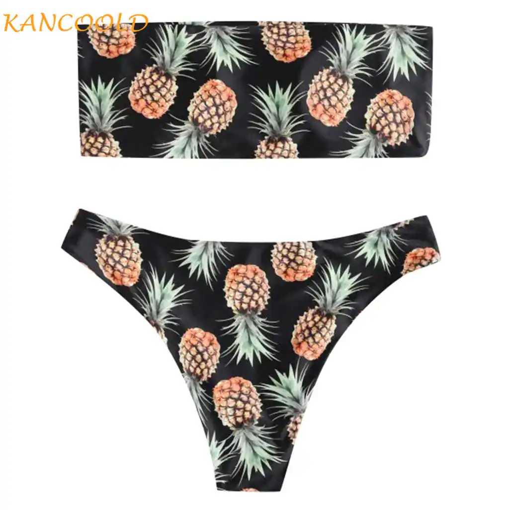 KANCOOLD Women Clothes Sexy High Waisted Swimwear For Ladies Pineapple Print Swimwear Women Summer Strapless Split Swimsuit 2019
KANCOOLD Women Clothes Sexy High Waisted Swimwear For Ladies Pineapple Print Swimwear Women Summer Strapless Split Swimsuit 2019