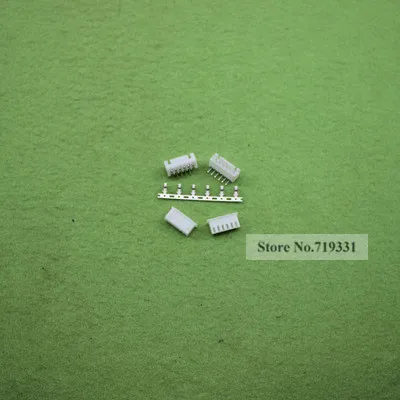 JST 2.5 XH 6-Pin Right Angle Socket Female Connector Plug ( Male, Female, Crimps) 50 SET
JST 2.5 XH 6-Pin Right Angle Socket Female Connector Plug ( Male, Female, Crimps) 50 SET