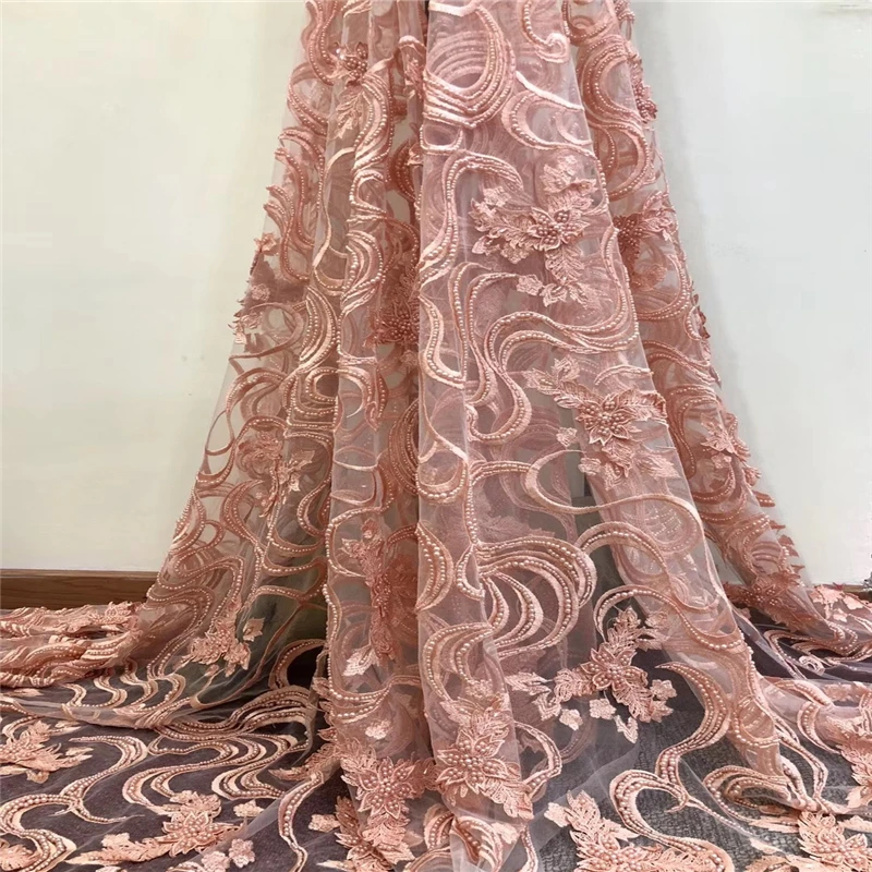 VILLIEA African Lace Fabric Hand-Made High Quality Lace Peach Applique Flower French Net Lace Fabric For Wedding Dress Lace
VILLIEA African Lace Fabric Hand-Made High Quality Lace Peach Applique Flower French Net Lace Fabric For Wedding Dress Lace