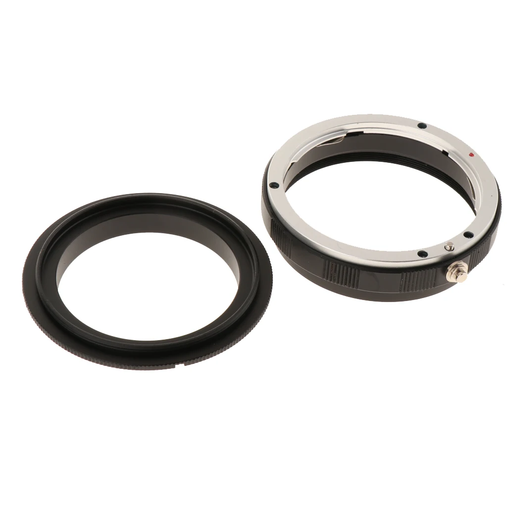 58mm Macro Reverse Adaptor Ring and Rear Lens Mount Protection Ring fits for Canon EOS EF-Mount 58mm Filter Thread Lens Black
58mm Macro Reverse Adaptor Ring and Rear Lens Mount Protection Ring fits for Canon EOS EF-Mount 58mm Filter Thread Lens Black