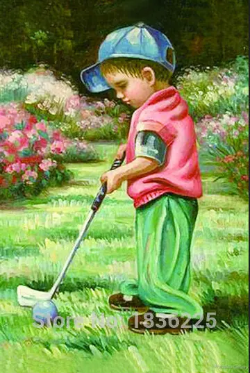Paint manufacturers in china art painting so lovely Little Boy plays Golf Oil Painting on Canvas wall stickers for kids rooms
Paint manufacturers in china art painting so lovely Little Boy plays Golf Oil Painting on Canvas wall stickers for kids rooms