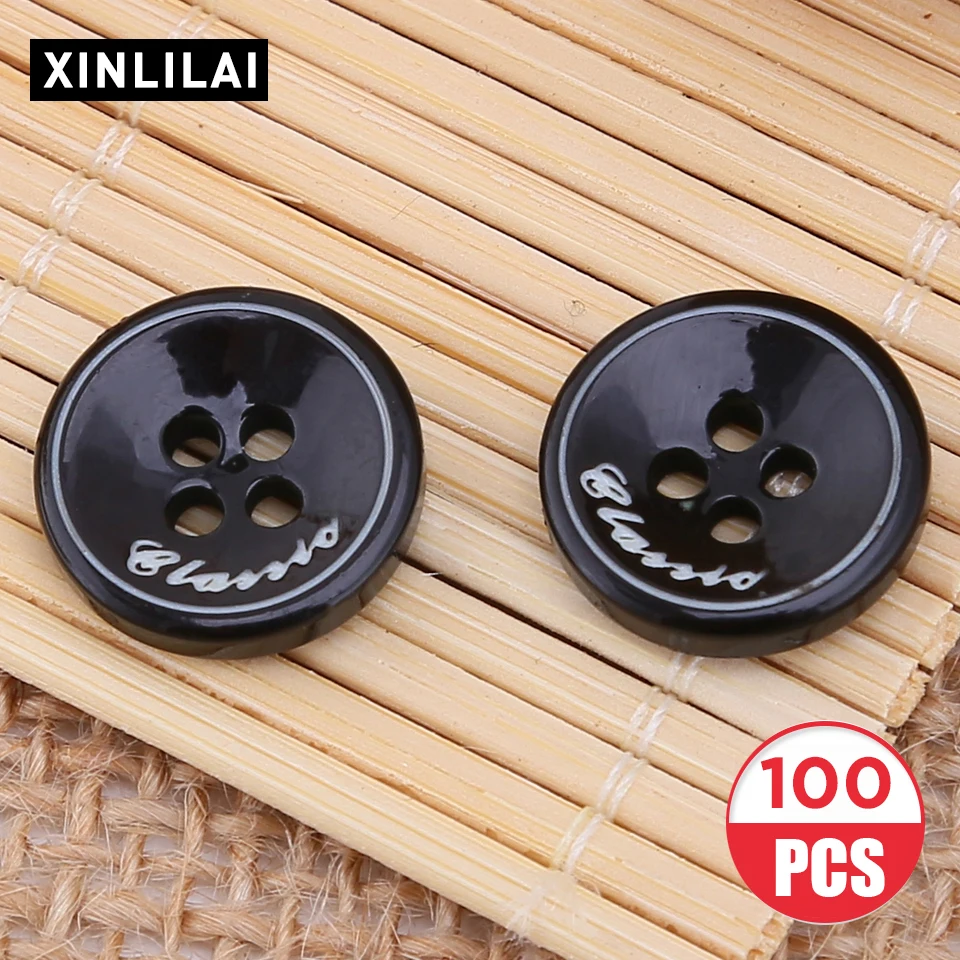 11.5/15.0mm 100pcs Round Solid Buttons Resin Handmade Buttons Four Holes DIY Shirt Bottons High Clothing Accessories Wholesale
11.5/15.0mm 100pcs Round Solid Buttons Resin Handmade Buttons Four Holes DIY Shirt Bottons High Clothing Accessories Wholesale