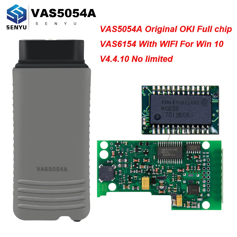 VAS5054A Original OKI Full Chip vas 5054a ODIS V4.4.10 Bluetooth VAS6154 WIFI UDS Protocol For VAG Diagnostic Tool with AMB2300
VAS5054A Original OKI Full Chip vas 5054a ODIS V4.4.10 Bluetooth VAS6154 WIFI UDS Protocol For VAG Diagnostic Tool with AMB2300