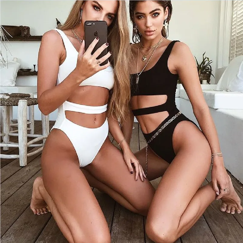 Trikini Sexy Joint Swimsuit Solid Swimwear One-Piece Piece Fused 2019 Swimsuits Closed Summer New Harness Jumpsuits Big Yards
Trikini Sexy Joint Swimsuit Solid Swimwear One-Piece Piece Fused 2019 Swimsuits Closed Summer New Harness Jumpsuits Big Yards