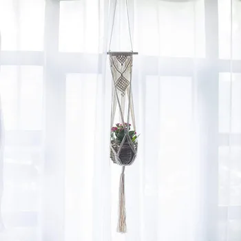 Lace Garden Nursery Flower Pots Plant Hanger Macrame Plant Hanger Hangpot Planter Wall Art Pot Sling Garden Decoration Maceta
Lace Garden Nursery Flower Pots Plant Hanger Macrame Plant Hanger Hangpot Planter Wall Art Pot Sling Garden Decoration Maceta
