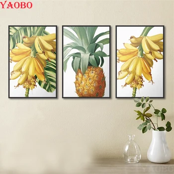 Baby Room Decor Diamond painting Pictures Of Rhinestones Banana Pineapple Fruit Food diamond Mosaics Diamond embroidery 3pcs
Baby Room Decor Diamond painting Pictures Of Rhinestones Banana Pineapple Fruit Food diamond Mosaics Diamond embroidery 3pcs
