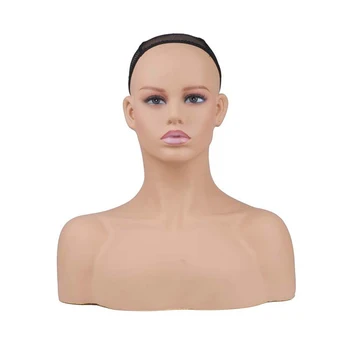 Realistic PVC Female Mannequin Head Display Hat Wig Glasses Diamond Necklace Insertable Stand And Pins Women Model head DB3880
Realistic PVC Female Mannequin Head Display Hat Wig Glasses Diamond Necklace Insertable Stand And Pins Women Model head DB3880