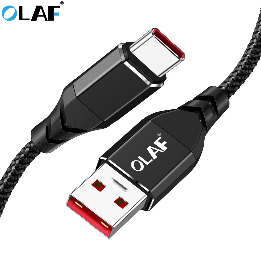 OLAF 5A USB Type C Cable Fast charging for Huawei P20 Lite Pro For Xiaomi mi 8 Usb C Data Cable cord For Samsung S8 S9 Note 8 9
OLAF 5A USB Type C Cable Fast charging for Huawei P20 Lite Pro For Xiaomi mi 8 Usb C Data Cable cord For Samsung S8 S9 Note 8 9