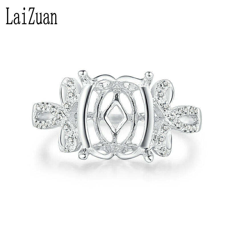 LaiZuan 10x12mm Oval Solid 14K (AU585) White Gold Pave Natural Diamonds Semi Mount Ring Women Engagement Wedding Trendy Jewelry
LaiZuan 10x12mm Oval Solid 14K (AU585) White Gold Pave Natural Diamonds Semi Mount Ring Women Engagement Wedding Trendy Jewelry