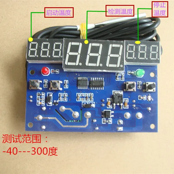 Factory sales intelligent digital display thermostat, temperature controller three window, synchronous display -40-300 degrees
Factory sales intelligent digital display thermostat, temperature controller three window, synchronous display -40-300 degrees