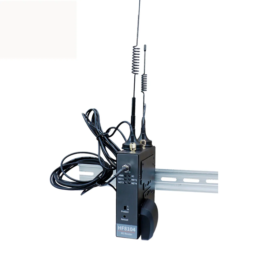 Industrial 4G Wireless Router Ethernet Wi-Fi to 4G Server Device 4 Ports RJ45 Linux System Support 3G/GPRS Network HF8104 Q242
Industrial 4G Wireless Router Ethernet Wi-Fi to 4G Server Device 4 Ports RJ45 Linux System Support 3G/GPRS Network HF8104 Q242