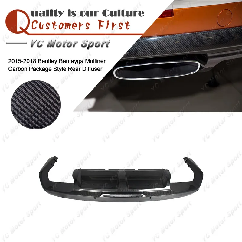 Carbon Fiber Rear Lip Fit For 2015-2018 Bentley Bentayga Mulliner Carbon Package Style Rear Bumper Under Diffuser Lip
Carbon Fiber Rear Lip Fit For 2015-2018 Bentley Bentayga Mulliner Carbon Package Style Rear Bumper Under Diffuser Lip