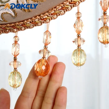 ADQKCLY Eco-friendly Crystal Bead Curtain Trims Pretty Bead Tassels 12meters/lot Decortation Curtain Bottom Curtain Accessories
ADQKCLY Eco-friendly Crystal Bead Curtain Trims Pretty Bead Tassels 12meters/lot Decortation Curtain Bottom Curtain Accessories