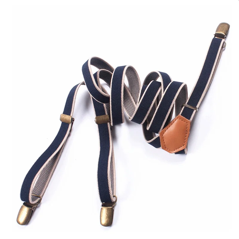 Mantieqingway Suspenders for Men Hot Sale Blue & Brown Braces Women Wedding Party Strap Leisure Mans Tirantes | Аксессуары для