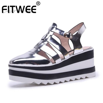 FITWEE Women High Heel Sandals Buckle Square Heel Real Leather Female Summer Shoes Fashion Vacation Daily Footwear Size 34-39
FITWEE Women High Heel Sandals Buckle Square Heel Real Leather Female Summer Shoes Fashion Vacation Daily Footwear Size 34-39