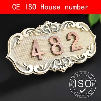 CE ISO Certification Door Plates House Number plastic ABS retro electroplated Number 3 to 4 Digits Customized
CE ISO Certification Door Plates House Number plastic ABS retro electroplated Number 3 to 4 Digits Customized
