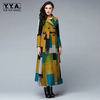 Euro 2020 Autumn Winter Womens Lapal Collar Slim Fit Wool Coat Blends Colored Printed Warm Coat Female Full Length Lady Overcoat
Euro 2020 Autumn Winter Womens Lapal Collar Slim Fit Wool Coat Blends Colored Printed Warm Coat Female Full Length Lady Overcoat