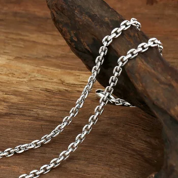 BOCAIS925 pure silver ornaments long mechanism Thai silver style hang drop joker cross necklace chain
BOCAIS925 pure silver ornaments long mechanism Thai silver style hang drop joker cross necklace chain