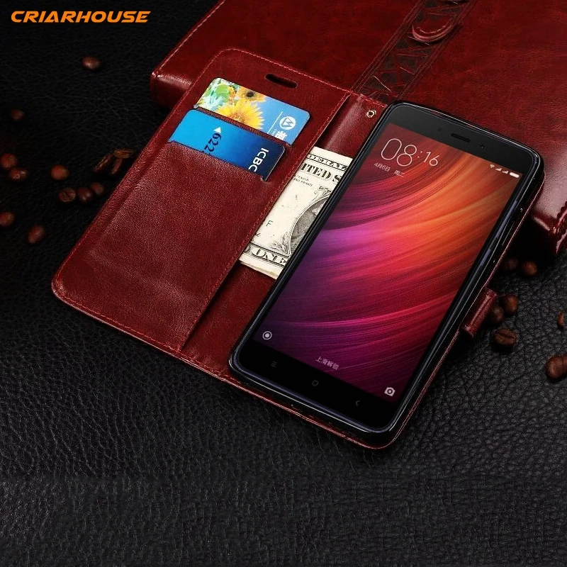 Чехол для телефона из искусственной кожи Redmi Note 3 4 4X глобальная версия откидной