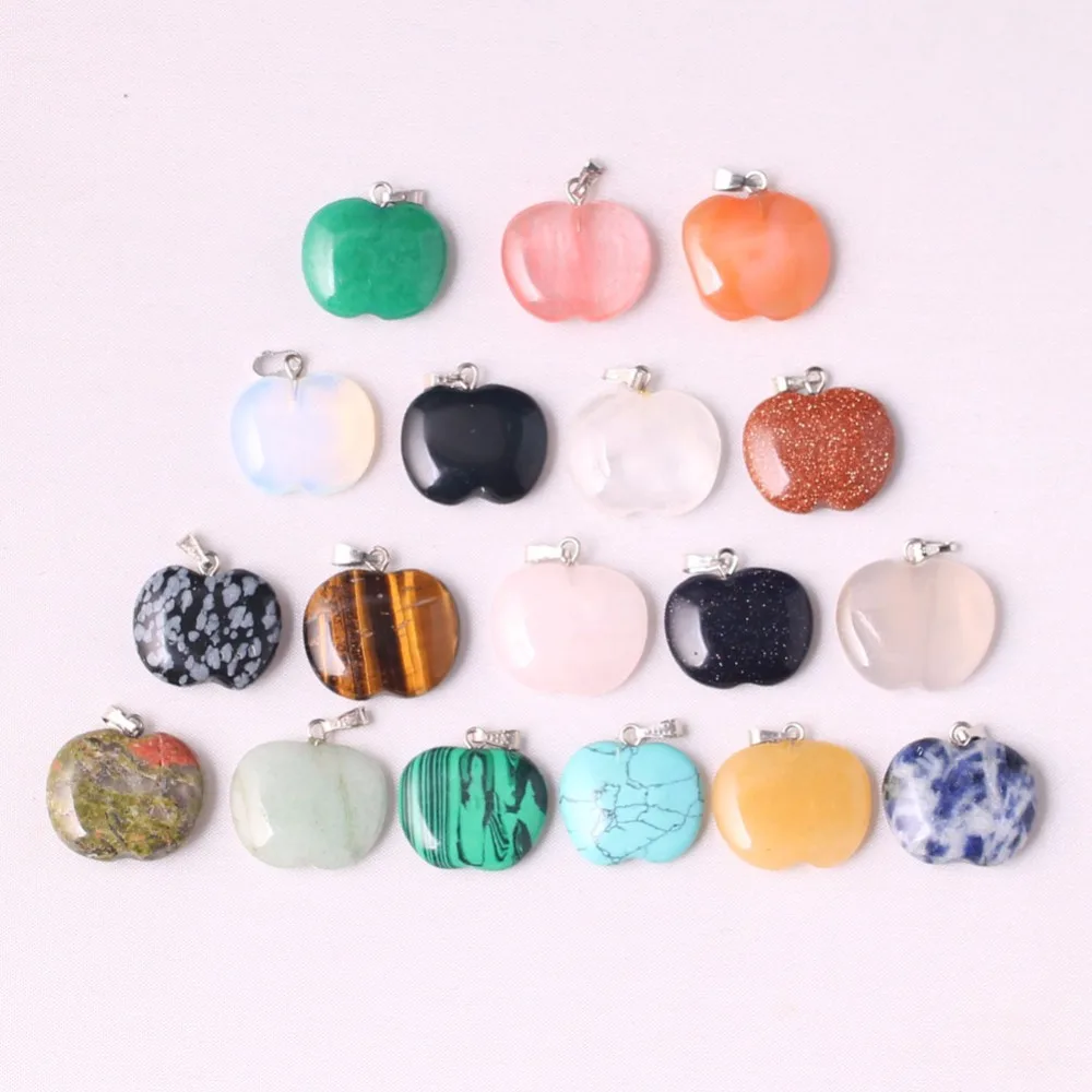 Druzy 17*20mm Cut Mixed Tiger eye Crystal Apple Figurine Pendant Original Handmade Stone Protection Fruit Pendulum Drop Charms
Druzy 17*20mm Cut Mixed Tiger eye Crystal Apple Figurine Pendant Original Handmade Stone Protection Fruit Pendulum Drop Charms