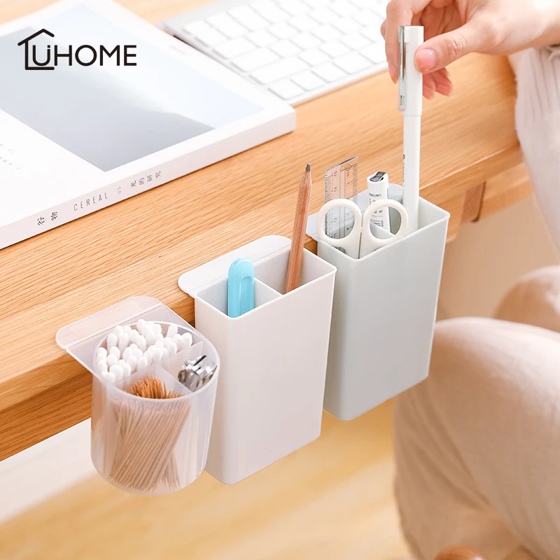 2/4 Grid Makeup Storage Box Desktop Pen Holder Pasteable Hanging Storage Case Plastic Box Desk Pencil Makeup Brush Organizer
2/4 Grid Makeup Storage Box Desktop Pen Holder Pasteable Hanging Storage Case Plastic Box Desk Pencil Makeup Brush Organizer