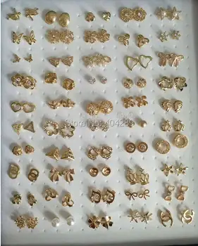 Wholesale 50pairs Women's Gold Tone Cross Stud Earrings,Girls Party Jewelry Gift Earrings
Wholesale 50pairs Women's Gold Tone Cross Stud Earrings,Girls Party Jewelry Gift Earrings