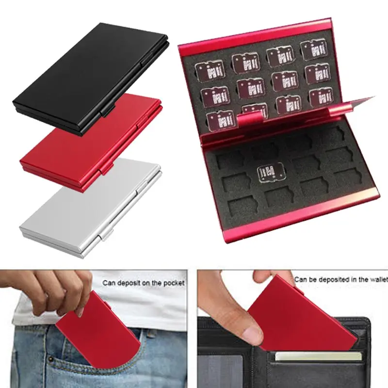 Brand New Portable Aluminium Alloy Memory Card Case 24 TF Card Storage Double Layer Case Waterproof Protector
Brand New Portable Aluminium Alloy Memory Card Case 24 TF Card Storage Double Layer Case Waterproof Protector