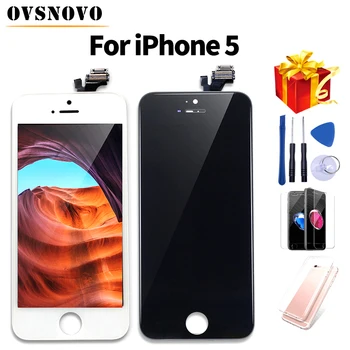 AAA LCD pantalla For iPhone 5 Display Touch Screen Replacement Assembly For iPhone 5s 6 6 plus+Glass Protector&Tools&TPU Case
AAA LCD pantalla For iPhone 5 Display Touch Screen Replacement Assembly For iPhone 5s 6 6 plus+Glass Protector&Tools&TPU Case