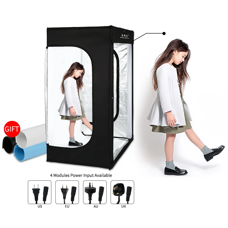 LED Folding Photo Studio Softbox Light Box 140cmx120cmx50cm light Tent with white yellow black background Accessories box light
LED Folding Photo Studio Softbox Light Box 140cmx120cmx50cm light Tent with white yellow black background Accessories box light
