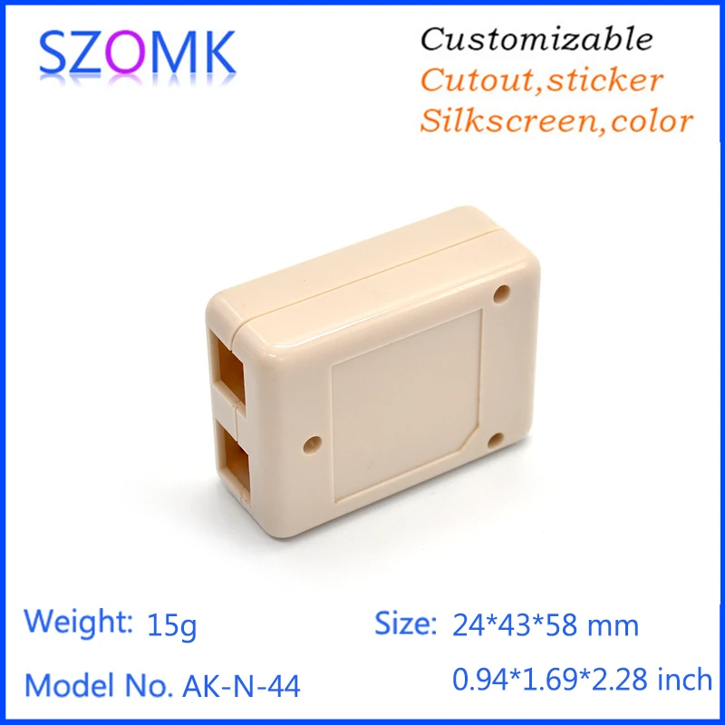 Small controller plastic junction box electrical testing enclosure project for pcb instrument enclosure project box 49*27*14mm
Small controller plastic junction box electrical testing enclosure project for pcb instrument enclosure project box 49*27*14mm