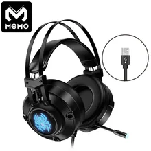 MEMO gaming headphones gamer headset 7.1 virtual surround channel with microphone led light&vibration 50mm big speaker
MEMO gaming headphones gamer headset 7.1 virtual surround channel with microphone led light&vibration 50mm big speaker