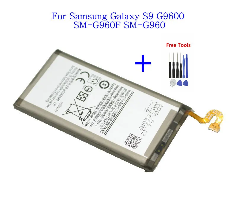 1x 3000mAh EB-BG960ABE Replacement Battery For Samsung Galaxy S9 G9600 G960 G960F G960A G960T G960S G960R4 G960V + Tools
1x 3000mAh EB-BG960ABE Replacement Battery For Samsung Galaxy S9 G9600 G960 G960F G960A G960T G960S G960R4 G960V + Tools