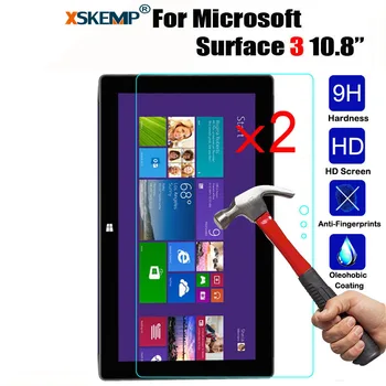 XSKEMP 2Pcs/Lot Explosion-Proof Tablet Tempered Glass For Microsoft Surface 3 10.8" Ultra Clear Screen Protector Protective Film
XSKEMP 2Pcs/Lot Explosion-Proof Tablet Tempered Glass For Microsoft Surface 3 10.8" Ultra Clear Screen Protector Protective Film