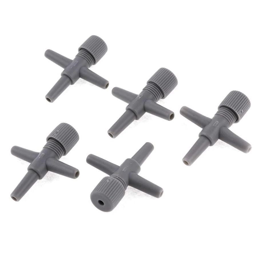 Durable 5 Pcs Fish Tank Gray Plastic Connect 3 Tubes Cross Air Control Valves Splitter
Durable 5 Pcs Fish Tank Gray Plastic Connect 3 Tubes Cross Air Control Valves Splitter