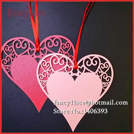 New Arrival 50PCS Laser Cut Name Place Card Paper Card Hang Tag Gift Card Wedding Favors Party Decoration love Heart Book Mark
New Arrival 50PCS Laser Cut Name Place Card Paper Card Hang Tag Gift Card Wedding Favors Party Decoration love Heart Book Mark