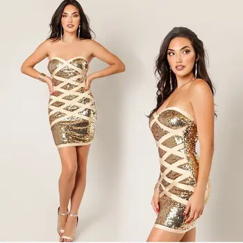 2020 Mini Dress Sexy Celebrity Backless Flare Sequined Women Elegant Sleeveless Night Club Party Body con Dresses Wholesale
2020 Mini Dress Sexy Celebrity Backless Flare Sequined Women Elegant Sleeveless Night Club Party Body con Dresses Wholesale