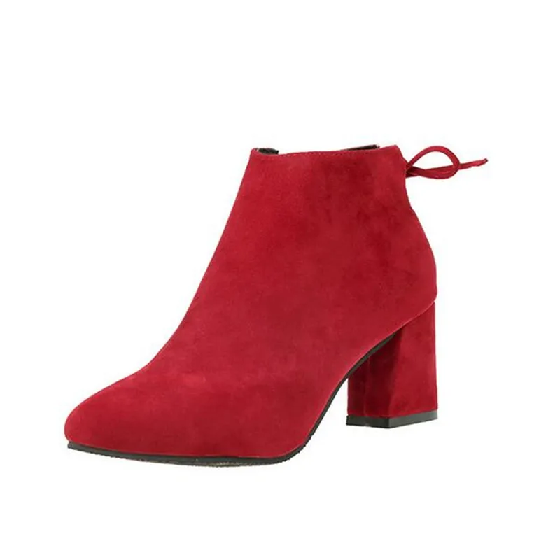 Large size women's boots autumn and winter 2018 new high-heeled ankle boots bow zipper with boots bare boots
Large size women's boots autumn and winter 2018 new high-heeled ankle boots bow zipper with boots bare boots
