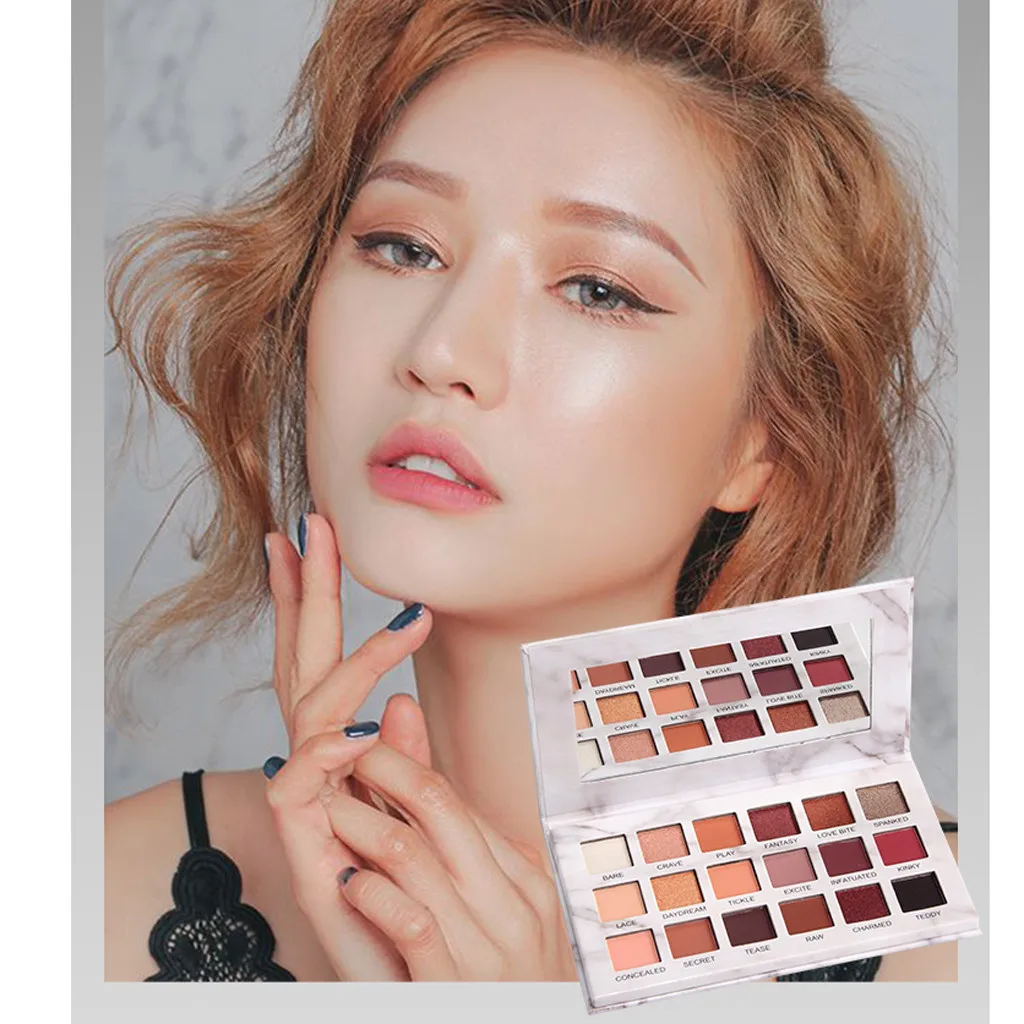 18 Colors INS Style eyeshadow palette nude Makeup Pearl Metallic Eyeshadow Palette Makeup paletas de sombras para olhos
18 Colors INS Style eyeshadow palette nude Makeup Pearl Metallic Eyeshadow Palette Makeup paletas de sombras para olhos