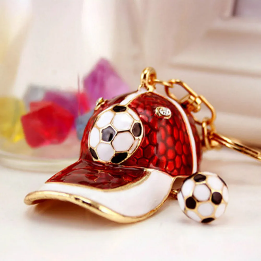 2018 Football hats Keychains Zinc Alloy with Crystal Soccer Mini souvenir for Sports Fans soccer loves dropship
2018 Football hats Keychains Zinc Alloy with Crystal Soccer Mini souvenir for Sports Fans soccer loves dropship