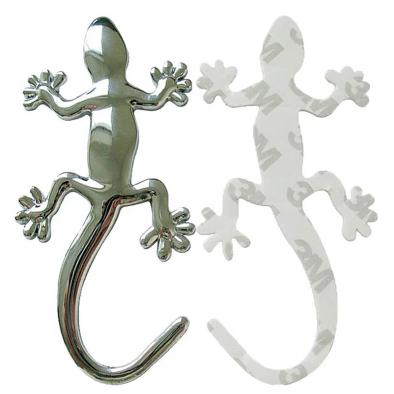 Fashion Metalic Gecko Solid Truck Sticker Decor Styling Cool 3D Lizard Car Decal Gold and silver gecko car stickers#XP
Fashion Metalic Gecko Solid Truck Sticker Decor Styling Cool 3D Lizard Car Decal Gold and silver gecko car stickers#XP