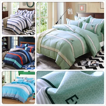 

Cotton Sanding 3/4 pcs Bedding Set Kids Bed Linen Full King Queen Double Twin Size Duvet Cover 1.5m 1.8m 2.0m 2.2m 2.5m Bedsheet