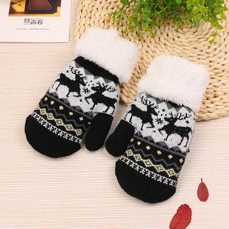 Winter Warm Children Gloves Christmas Deer Boy Girl Full Finger Mittens Kids Knitted Elastic Thickened Plush Ski Gloves
Winter Warm Children Gloves Christmas Deer Boy Girl Full Finger Mittens Kids Knitted Elastic Thickened Plush Ski Gloves