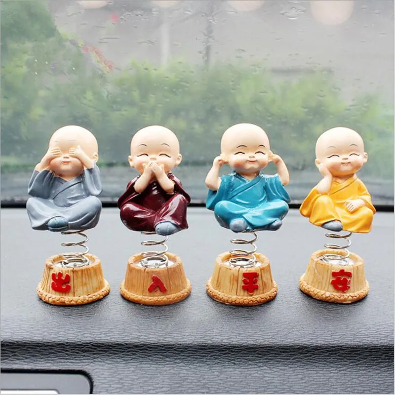 4pcs/set Nodding Little Monk Figurines Car Dolls Decoration,Rocking Gongfu Monks Car Decor Tableware & Ornament
4pcs/set Nodding Little Monk Figurines Car Dolls Decoration,Rocking Gongfu Monks Car Decor Tableware & Ornament