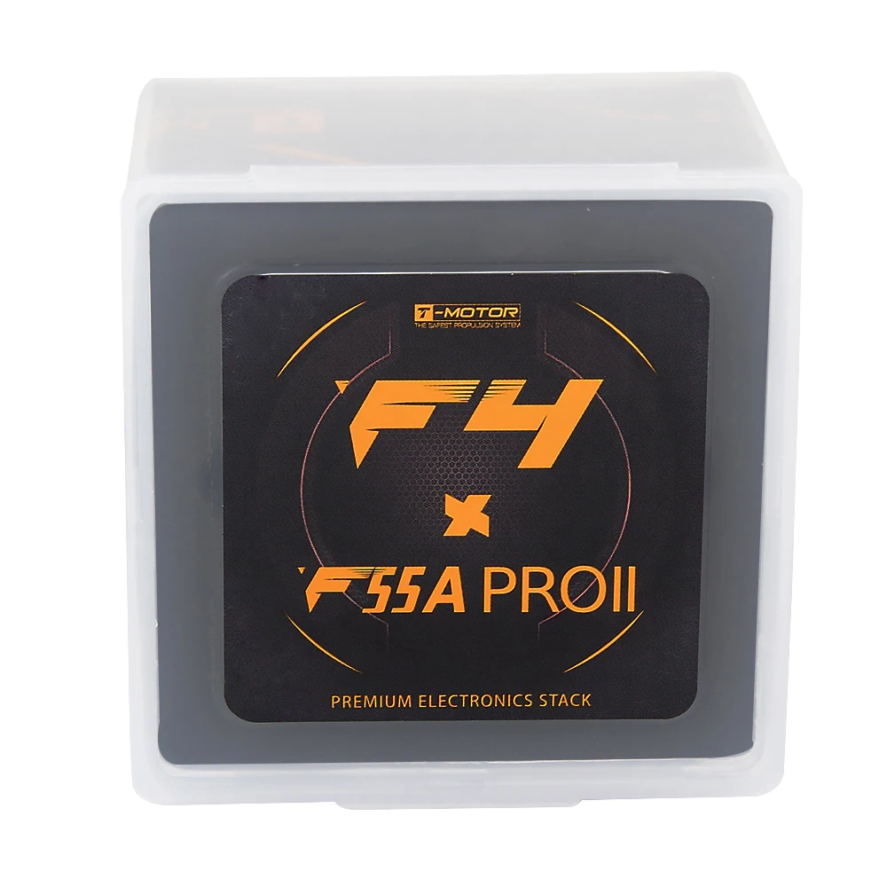 T-MOTOR Tmotor F4 Flight Controller & F55A PRO II 6S 4 In 1 ESC FPV Racing Drone quadcopter Multirotor
T-MOTOR Tmotor F4 Flight Controller & F55A PRO II 6S 4 In 1 ESC FPV Racing Drone quadcopter Multirotor