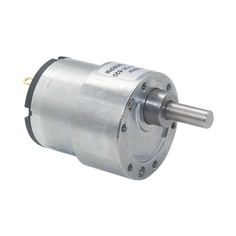 DC 12V 100RPM Gear Motor High Torque Electric Micro Speed Reduction Geared Motor 37mm Diameter Gearbox for Label Printers
DC 12V 100RPM Gear Motor High Torque Electric Micro Speed Reduction Geared Motor 37mm Diameter Gearbox for Label Printers