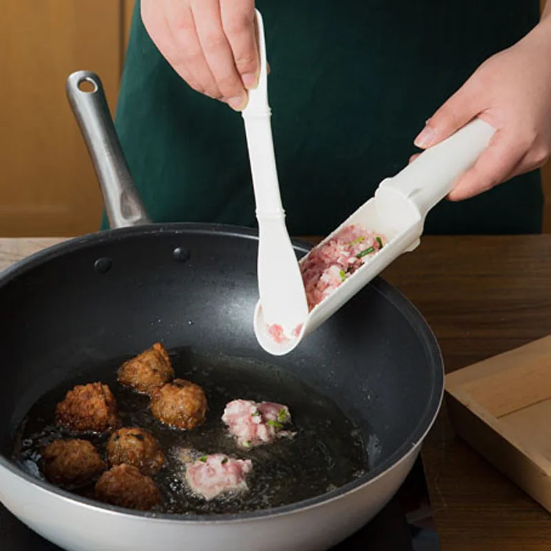 Convenient Meat Ball Mold DIY Useful Meat Ball Maker Food-Grade Plastic Home Pattie Meatball Fish Ball Burger Set Kitchen tool
Convenient Meat Ball Mold DIY Useful Meat Ball Maker Food-Grade Plastic Home Pattie Meatball Fish Ball Burger Set Kitchen tool