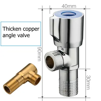 2 color choice thickened copper angle valve kitchen and bathroom accessories angle valve toilet sink basin water heater valve
2 color choice thickened copper angle valve kitchen and bathroom accessories angle valve toilet sink basin water heater valve