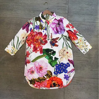 Women's luxury Crystal Diamonds Floral Print Vacation Party Runway Cotton Dress Loose Short Dresses
Women's luxury Crystal Diamonds Floral Print Vacation Party Runway Cotton Dress Loose Short Dresses