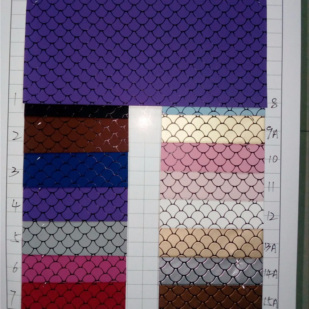 10 yards roll 0.4mm new fashion Fish-scale pattern faux leather clothes garment handbag synthetic leather 10 yards/lot
10 yards roll 0.4mm new fashion Fish-scale pattern faux leather clothes garment handbag synthetic leather 10 yards/lot