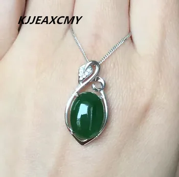 KJJEAXCMY boutique jewelry,Female Jasper Pendant natural Hetian jade S925 sterling silver jewelry inlaid spinach Green Necklace
KJJEAXCMY boutique jewelry,Female Jasper Pendant natural Hetian jade S925 sterling silver jewelry inlaid spinach Green Necklace